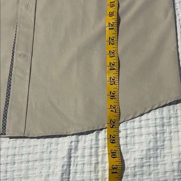 Classic Tan Short Sleeve Men's Shirt - Picture 4 of 9